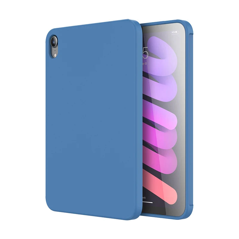 for iPad Mini 6 8.3'' Liquid Silicone Case Shockproof Full Cover Shell for Apple iPad Air 4 Air 5 10.2 9th 8th Case Pro 11 12.9 - PST PS Tradings