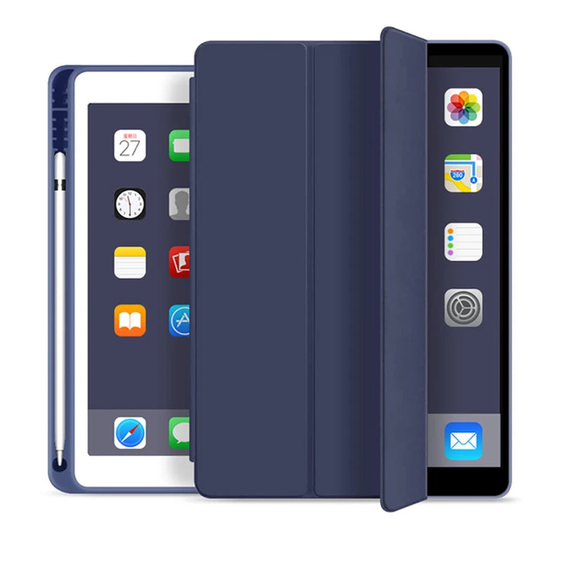 Case for iPad 10th 9th 8th 7th 6th 5th Gen Smart Cover with Pencil Holder for iPad Pro 11 10.9 10.5 10.2 9.7 Mini 6 5 4 3 Fundas - PST PS Tradings