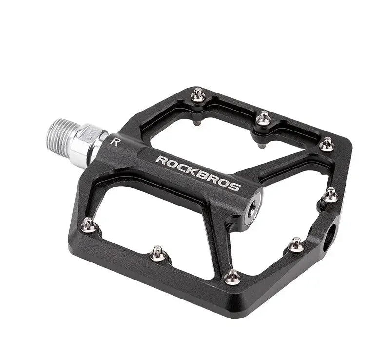 ROCKBROS MTB Cycling Ultralight Pedal Bike Bicycle Sealed DU Bearing Pedals Aluminum Alloy CRMO Non-slip Cleat Bike Part Pedals - Property & Safety Tradings