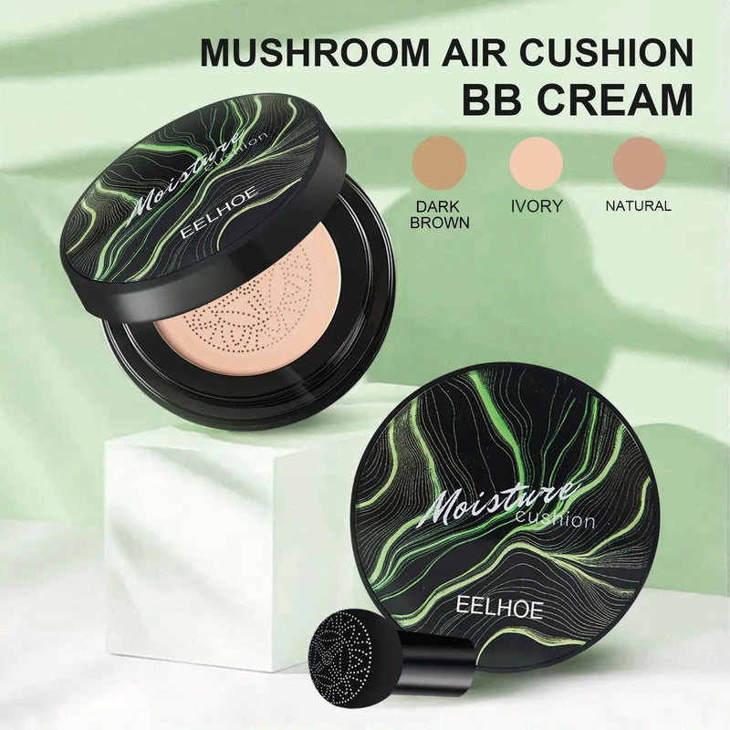 EELHOE Mushroom Air Cushion CC Cream Mushroom Head Waterproof Brighten Base Makeup Cosmetics Professional Concealing Foundation - Property & Safety Tradings