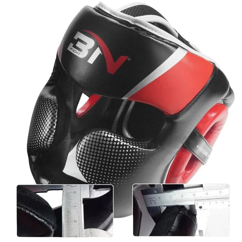 BN Children Youth Adults Women Men Boxing Helmet MMA Muay Thai Sanda Kickboxing Taekwondo Protective Headgear DEO - PST PS Tradings