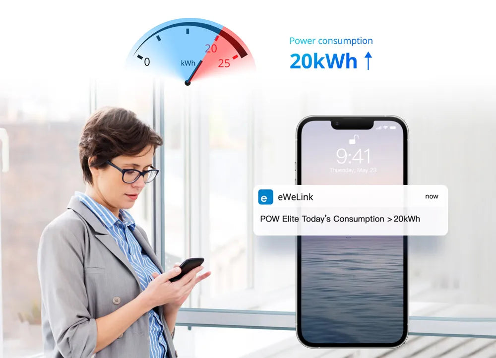 Sonoff Pow R3 16A /20A Wifi Smart Switch Höhere Genauigkeit Stromverbrauch Messen Monitor Strom Energie Verwendung Funktioniert mit Alexa