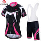 X-Tiger Women's Cycling Jersey Set Summer Anti-UV Cycling Bicycle Clothing Quick-Dry Mountain Female Bike Clothes Cycling Set - Property & Safety Tradings