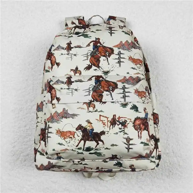 Kids Bags Camouflage Western Flower Pattern Bag Children Fashion Outdoor Backpack With Zipper Toddle School Bag Baby Mochila - PST PS Tradings