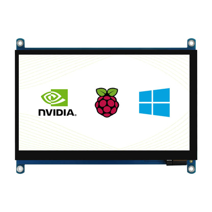 7 Zoll QLED kapazitiver Touchscreen für RPI Raspberry Pi 3 Modell B 3B 4 5 Zero 2 W Zubehör Display Monitor Starter Kit