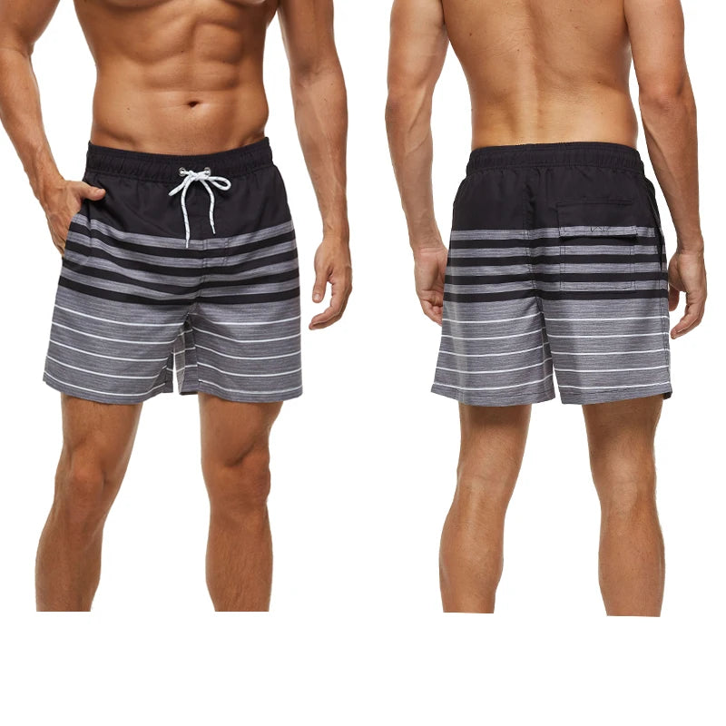 Escatch Quick Dry Summer Mens Siwmwear Beach Board Shorts Briefs For Man Swim Trunks Male Sportswear Beachwear Fitness Plus Size - PST PS Tradings