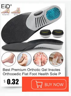 EiD Silicon Gel Insoles Foot Care for Plantar Fasciitis orthopedic Massaging Shoe Inserts Shock Absorption Shoe pad Unisex