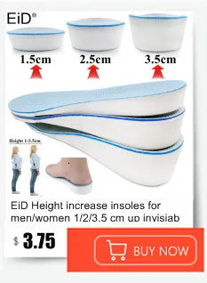 EiD Silicon Gel Insoles Foot Care for Plantar Fasciitis orthopedic Massaging Shoe Inserts Shock Absorption Shoe pad Unisex