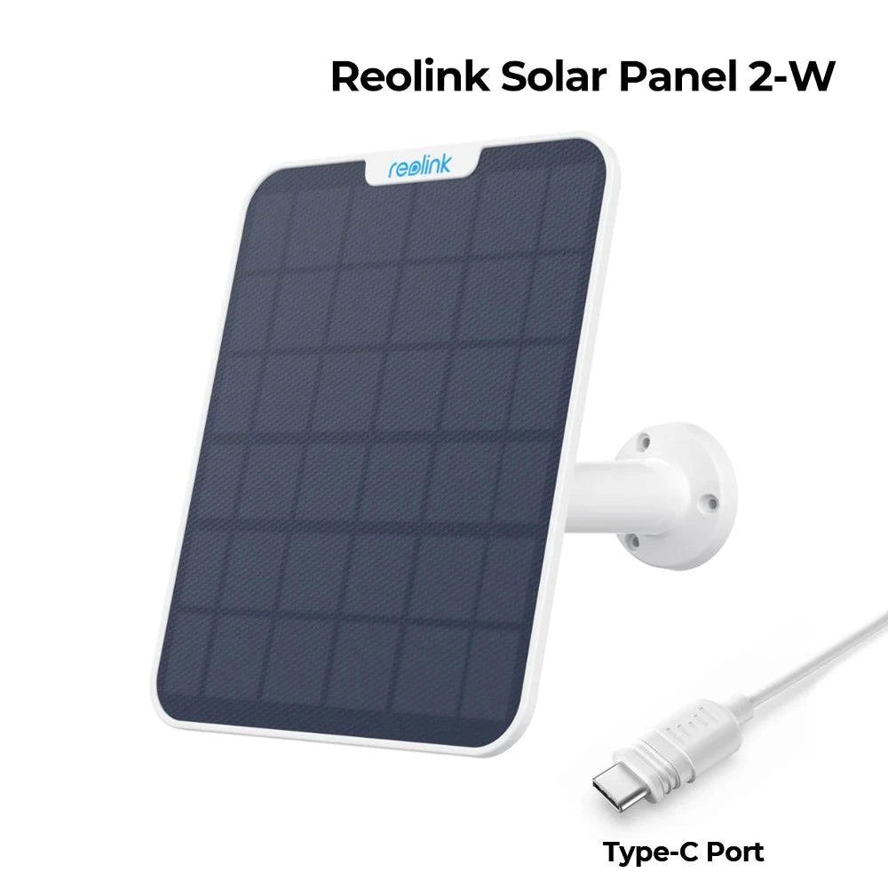 Reolink Solar Panel with 4m cable for Reolink rechargeable battery cameras Solar Panel for Argus 3 Pro/Argus PT/Trackmix/Duo 2 - Property & Safety Tradings