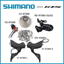 Shimano 105 R7000 Groupset 2x11s Shifter SS GS Front Derailleur Rear Derailleur Cassette HG601 Road Bicycle Groupset - Property & Safety Tradings