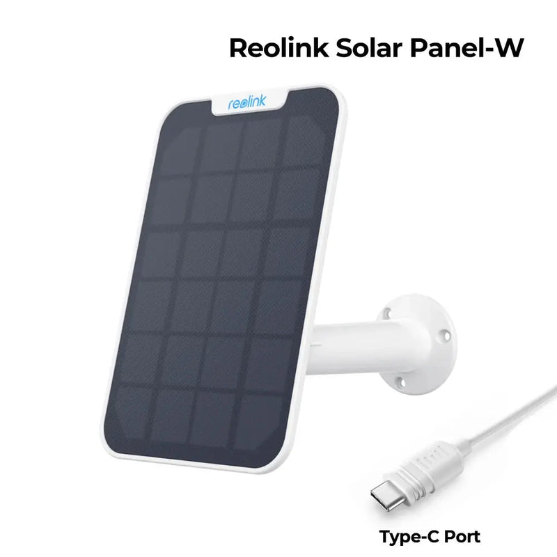 Reolink Solar Panel with 4m cable for Reolink rechargeable battery cameras Solar Panel for Argus 3 Pro/Argus PT/Trackmix/Duo 2 - Property & Safety Tradings