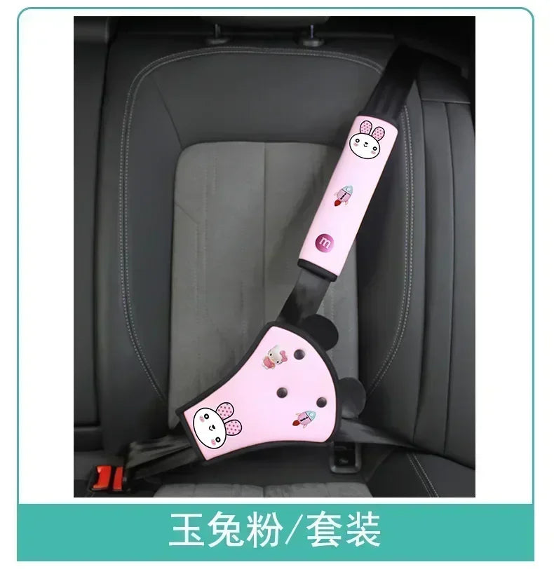 Car Seat Belt Cover Pads For Kids Interior Car Seat Belt Kit Anti Neck Limiter For Child Safety Belt Protector Cover Comfortable - PST PS Tradings