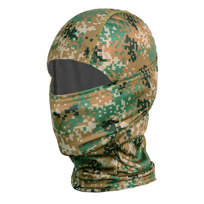 Camouflage Balaclava Full Face Breathable Full Face Scarf Mask Hiking Cycling Hunting Bike Head Cover Tactical Airsoft Cap Men - PST PS Tradings