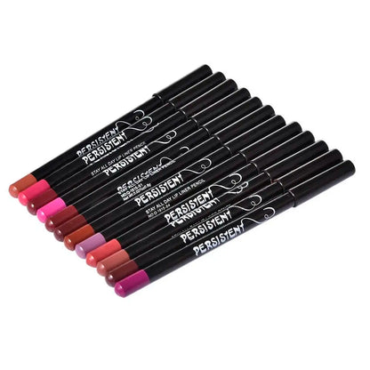 12 stc. professional Lip Liner Waterproof Wasserfest nude Lip Liner Set 12 Stück