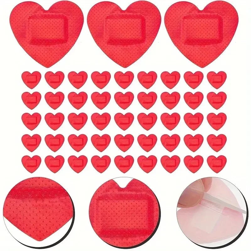 20pcs Heart-Shaped Self-Adhesive Wound Protector - Protects And Heals Wounds With Love - PST PS Tradings