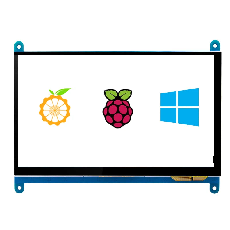 7-Zoll-Touchscreen Raspberry Pi 5 kapazitives HDMI-kompatibles TFT-LCD für Orange Pi 5 Plus 3B RPI 5 4B 3B+ PC Windows AIDA64