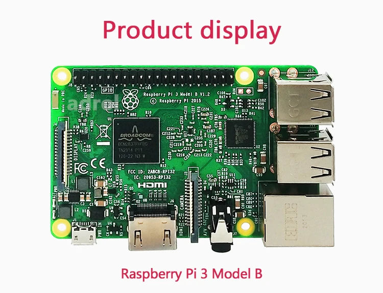 Original Raspberry Pi 3 Model B /3B+ Plus BCM2837 1.2G ,Raspberry Pi 3 B+ with 2.4G & 5G WIFI 4.2 Bluetooth and PoE