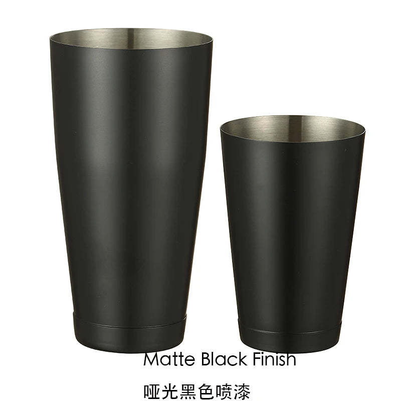 Bar Cocktail Shaker Boston Shaker: 2-piece Set: 18oz Weighted & 25oz Weighted Professional Bartender Cocktail Shaker- - PST PS Tradings