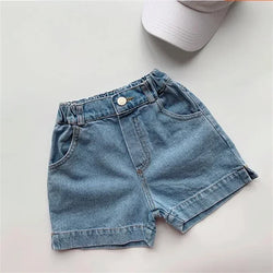 Clearance 80cm 2278C Children Pants Denim Short Summer Korean Children's Simple Casual Denim Shorts - PST PS Tradings