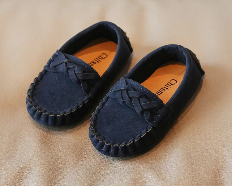 JGVIKOTO Boys Girls Shoes Fashion Soft Kids Loafers Children Flats Casual Boat Shoes Children's Wedding Moccasins Leather Shoes - PST PS Tradings