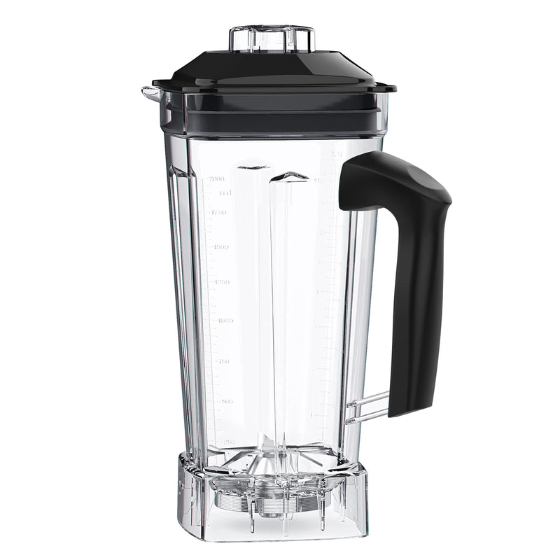 T5200 Mixer mixer ersatzteile 2L Platz Container Glas Krug Krug Tasse bottom mit gezackten smoothies klingen deckel BPA FREI