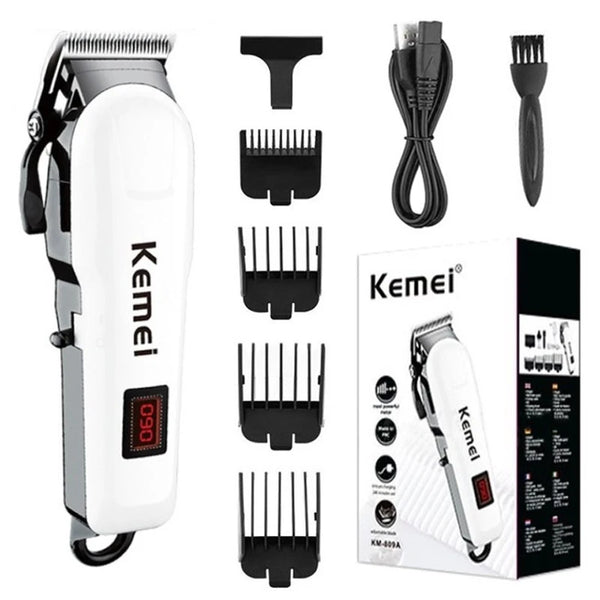 Kemei Professional hair clipper cordless hair trimmer beard for men electric hair cutting kit rechargeable haircut machine - PST PS Tradings