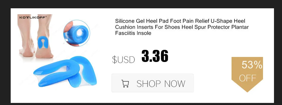 Silicone Gel Orthotic Insoles Honeycomb Heel Shock Absorption Sports Running Comfortable Soft Insoles Relieve Foot Pain Insert