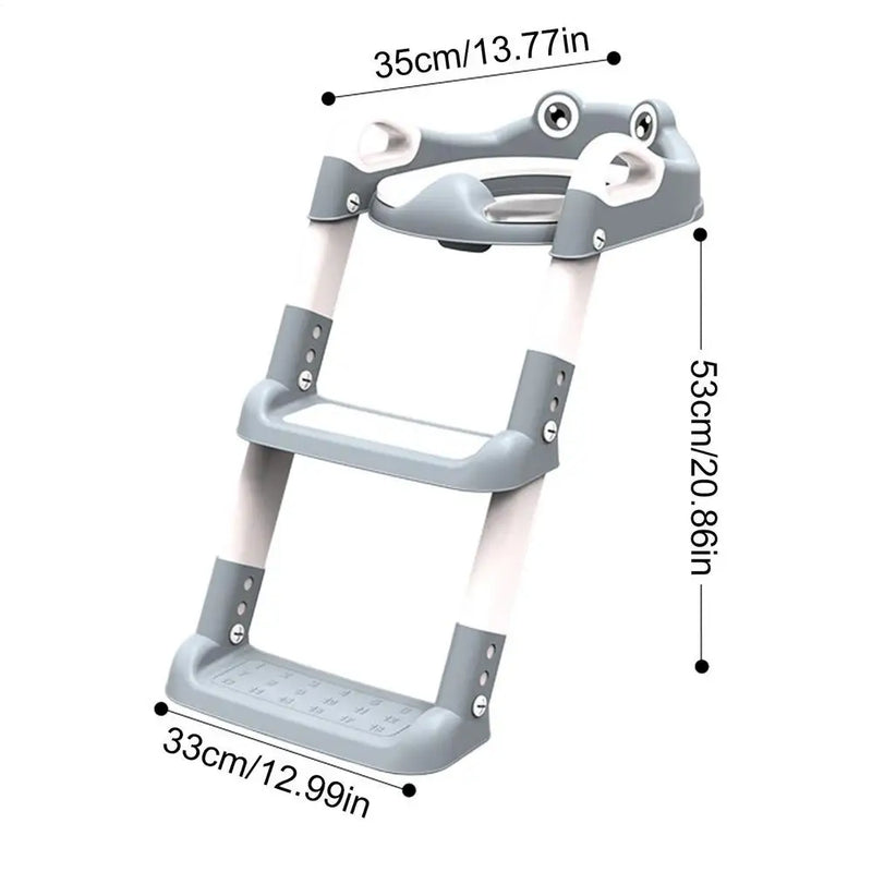 Stepped Children's Toilet Seat Multi-functional Foldable Foot Stool Baby Toilet Training Potty Ladder For Kids Boys Girls supply - PST PS Tradings