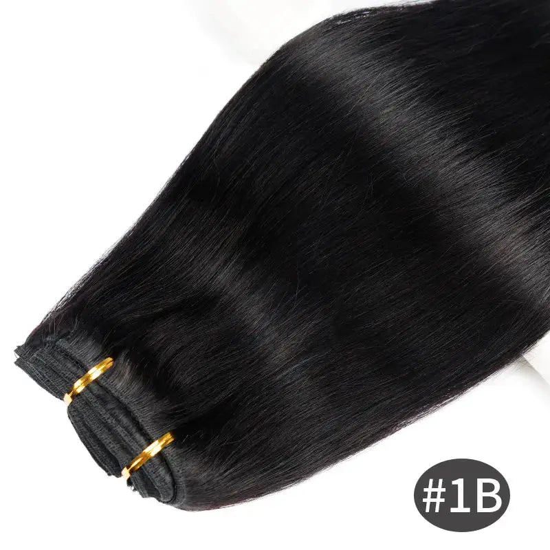 Doreen 160G 200G 240G Volume Series Brazilian Machine Remy Straight Clip In Human Hair Extensions  Full Head 10Pcs 16 to 24 Inch - Property & Safety Tradings