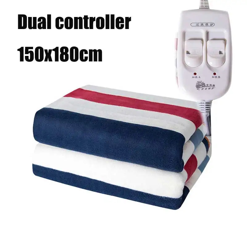 Electric Heating Blanket Automatic Thermostat Warmer Bed Mattress EU Plug 220V Electric Heated Carpets Mat Pad - PST PS Tradings