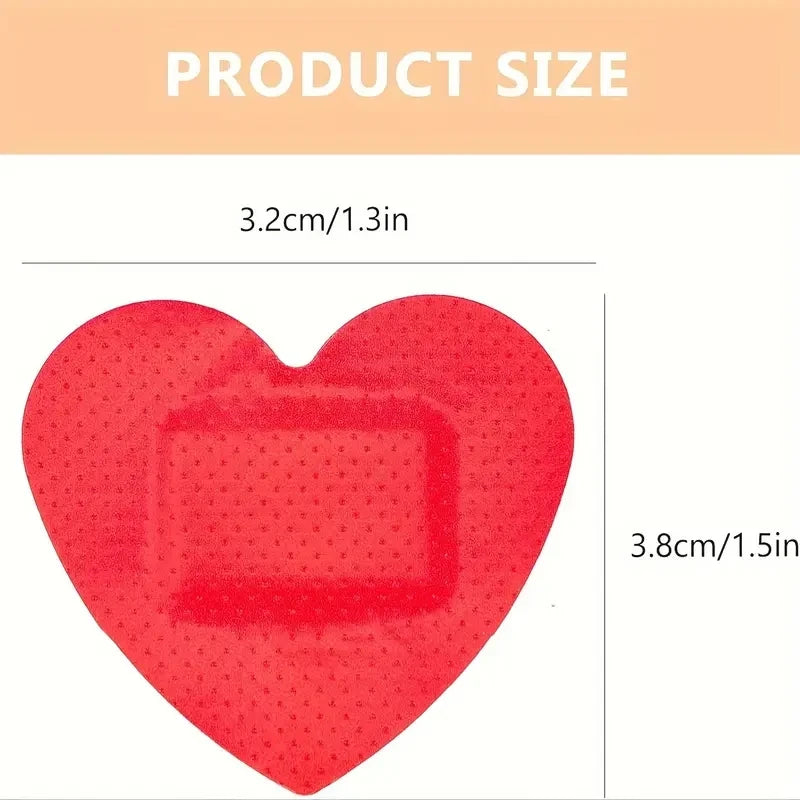 20pcs Heart-Shaped Self-Adhesive Wound Protector - Protects And Heals Wounds With Love - PST PS Tradings