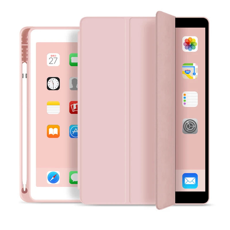 Case for iPad 10th 9th 8th 7th 6th 5th Gen Smart Cover with Pencil Holder for iPad Pro 11 10.9 10.5 10.2 9.7 Mini 6 5 4 3 Fundas - PST PS Tradings