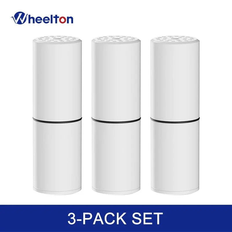 WHEELTON 3Pcs/lot Water Filter Cartridges For Shower Water Purifier Element Shower Filter Bathroom Accessories - Property & Safety Tradings