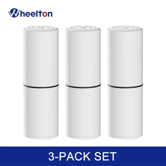 WHEELTON 3Pcs/lot Water Filter Cartridges For Shower Water Purifier Element Shower Filter Bathroom Accessories - Property & Safety Tradings