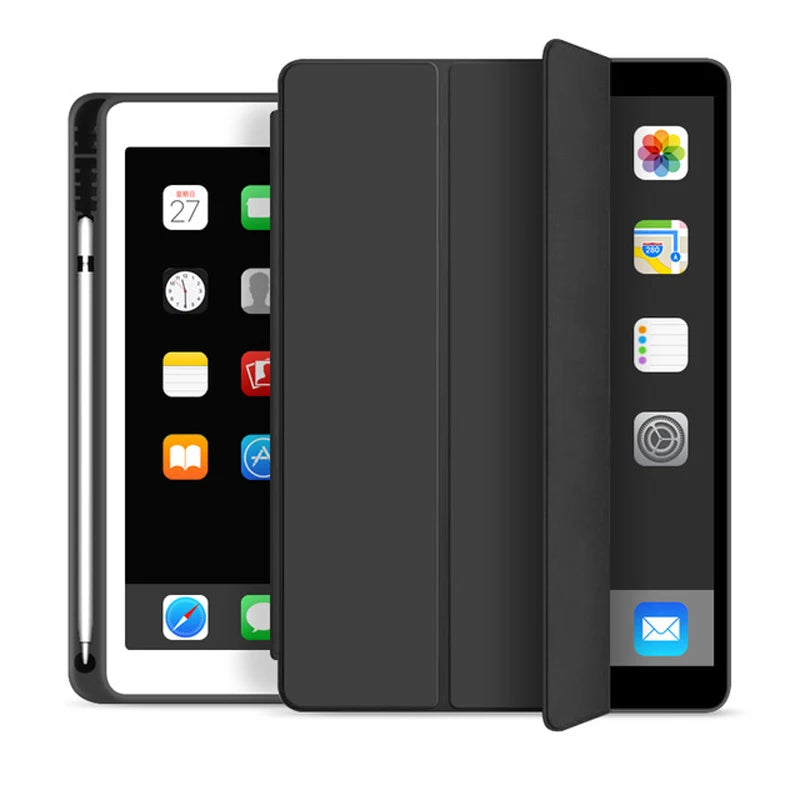 Case for iPad 10th 9th 8th 7th 6th 5th Gen Smart Cover with Pencil Holder for iPad Pro 11 10.9 10.5 10.2 9.7 Mini 6 5 4 3 Fundas - PST PS Tradings