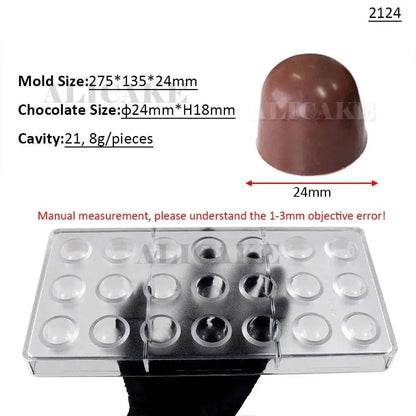 Polycarbonate Chocolate Molds for Chocolate Professional Baking Candy Bonbons Bar Acrylic Mould Confectionery Bakery Utensils - Property & Safety Tradings