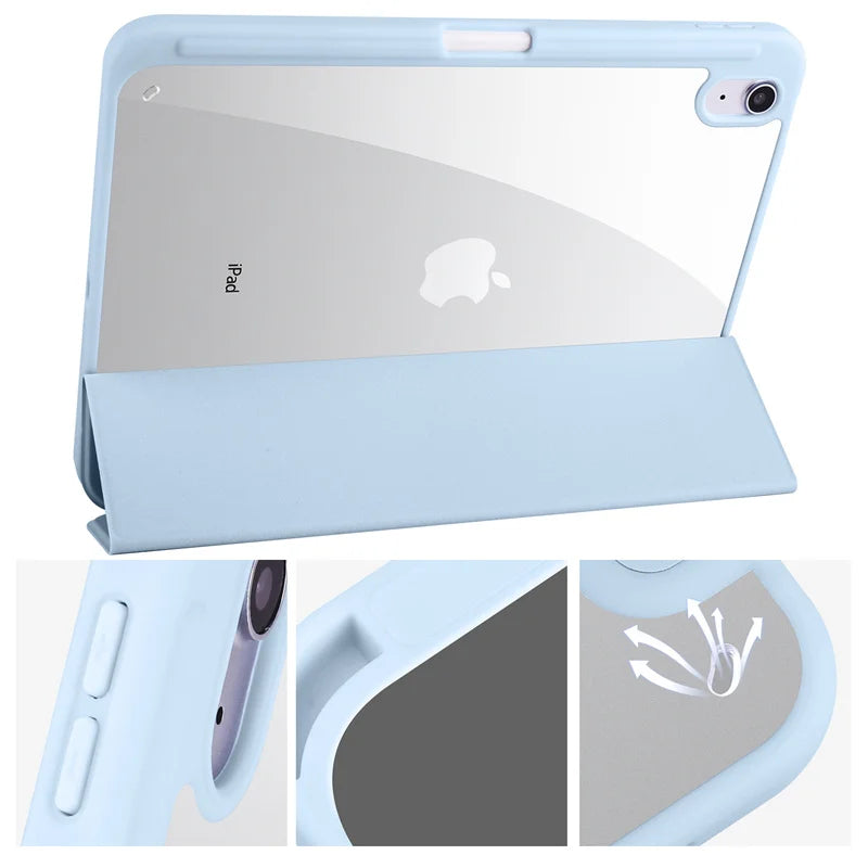 Case For iPad 10 2022 10th Generation 10.9 Clear Hard PC Back Shell Funda Capa For Apple iPad 10th Generation Cover A2757 A2777 - PST PS Tradings