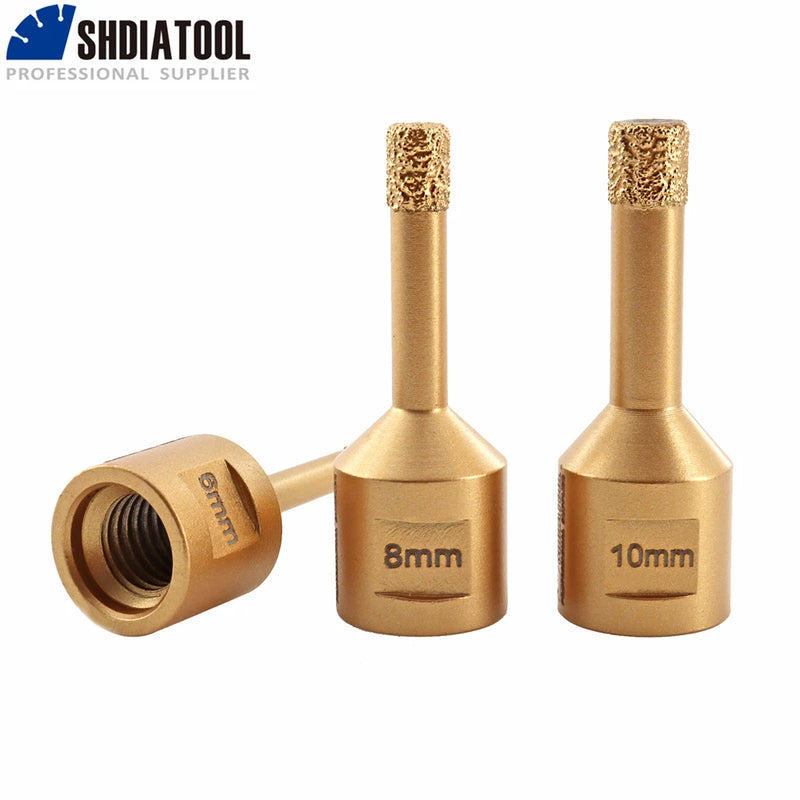 SHDIATOOL 1pc Diamond Drilling Crown Core Bits Ceramic Tile M14 Thread Hole Saw Marble Porcelain Stoneware Drill Bit Dia6-115mm