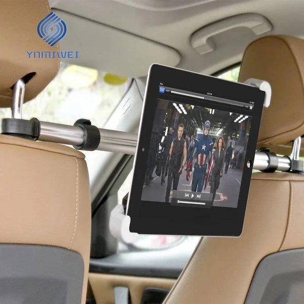 Tablet Holder for Tablet PC Car Back Seat Headrest Mounting Holder Tablet Universal 7-15'' for IPad Xiaomi Samsung Clip Mount - Property & Safety Tradings