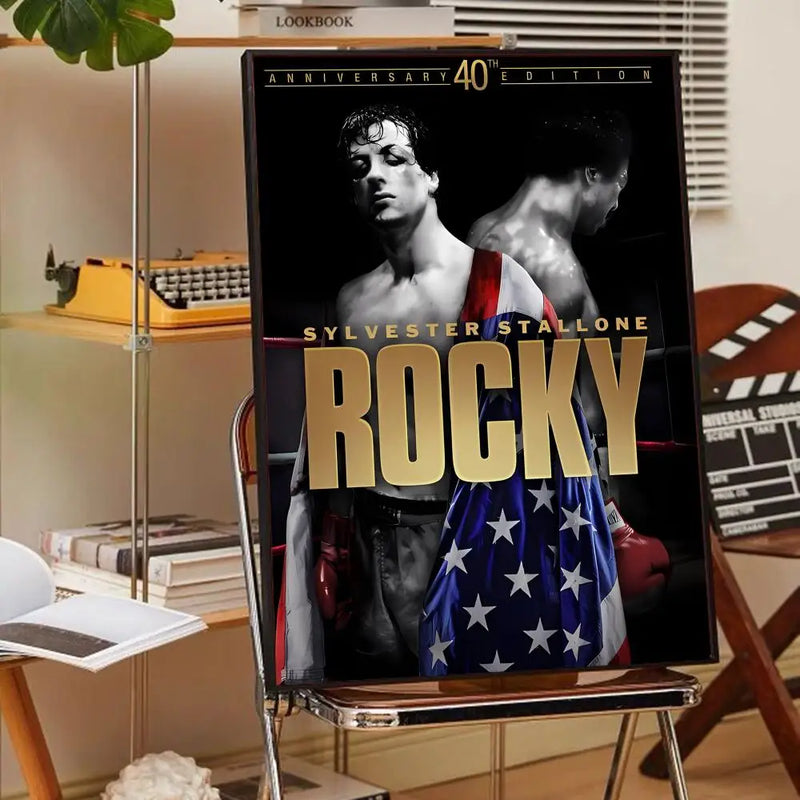 R-Rocky Classic Movie Good Quality Prints and Posters Whitepaper Sticker DIY Room Bar Cafe Aesthetic Art Wall Painting - PST PS Tradings