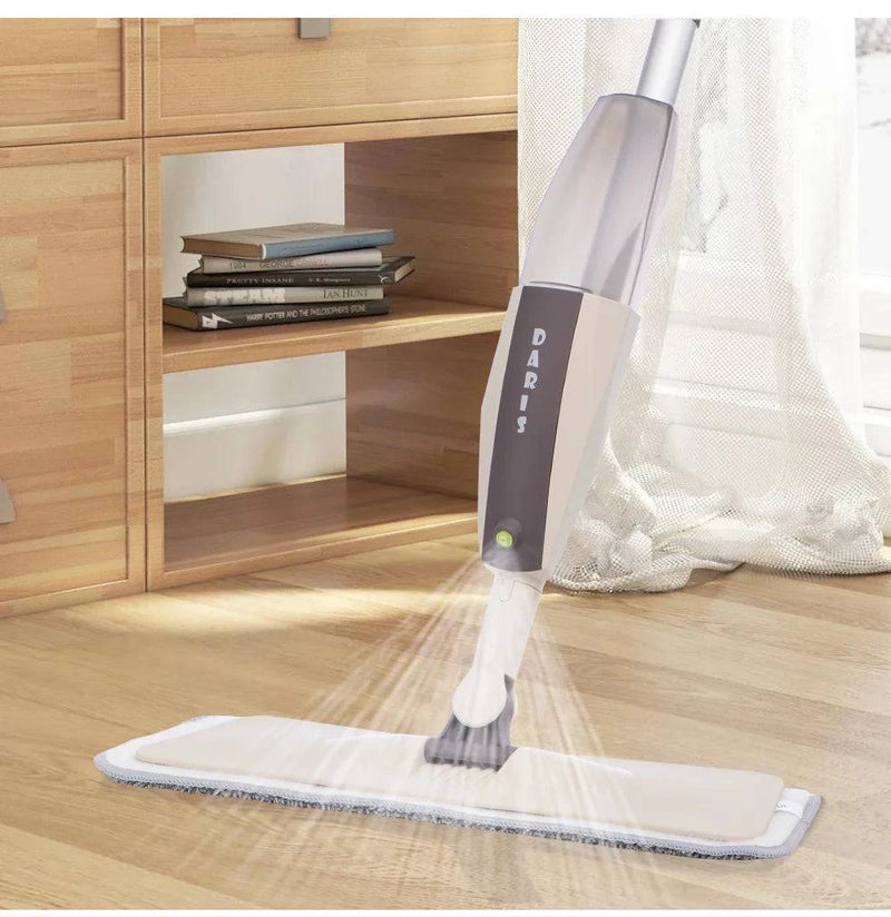 Spray Floor Mop with Reusable Microfiber Pads 360 Degree Handle Mop for Home Kitchen Laminate Wood Ceramic Tiles Floor Cleaning - PST PS Tradings