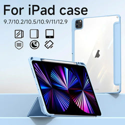 For iPad Pro 11 12.9 Case 2022 2021 2020  Tabet Cover for iPad Pro 11 Air 4 5 10.9 10 10th Generatuon Mini 6 Pencil Holder Cases - PST PS Tradings