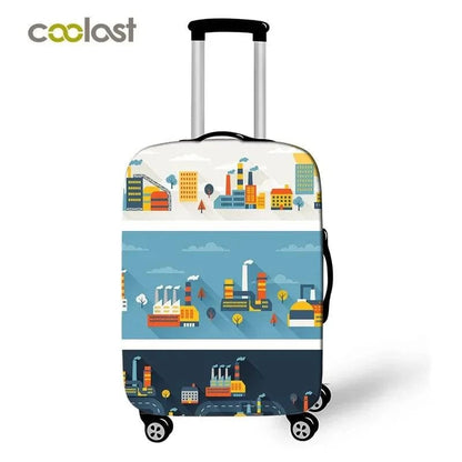 Customize Your Image / Name / Logo Luggage Cover Travel Accessories Elastic Suitcase Protective Covers Anti-dust Case Cover - PST PS Tradings