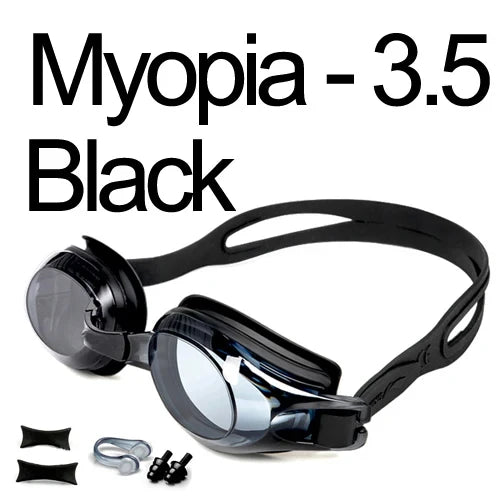 Swimming Goggles Myopia Professional Anti-fog UV Swimming Glasses Men Women Silicone Diopters Swim Sports Eyewear Optional Case - PST PS Tradings