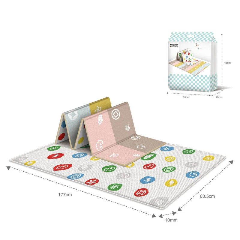 Foldable Lightweight Baby Play Mat, Waterproof Soft Cushion Portable Activity Mat, Non-slip Thick One-piece Foam Crawling Mat - PST PS Tradings