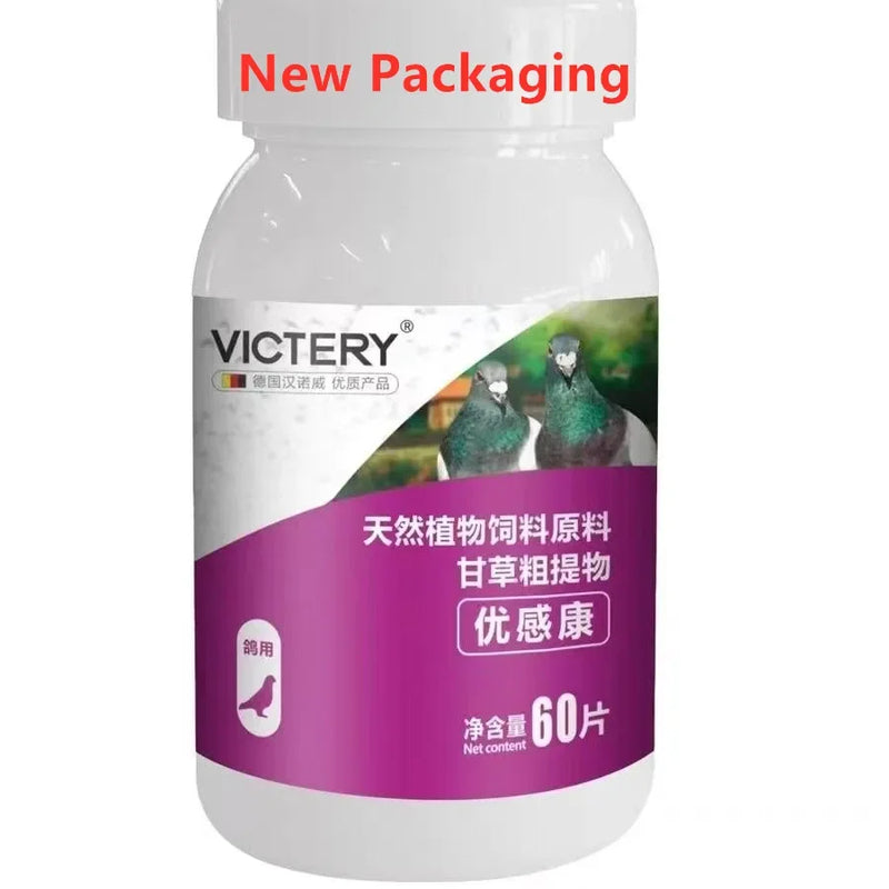 Pigeon Chlamydia Chronic Respiratory Fever Bird Parrot Pigeon Medicine 60 Tablets - PST PS Tradings