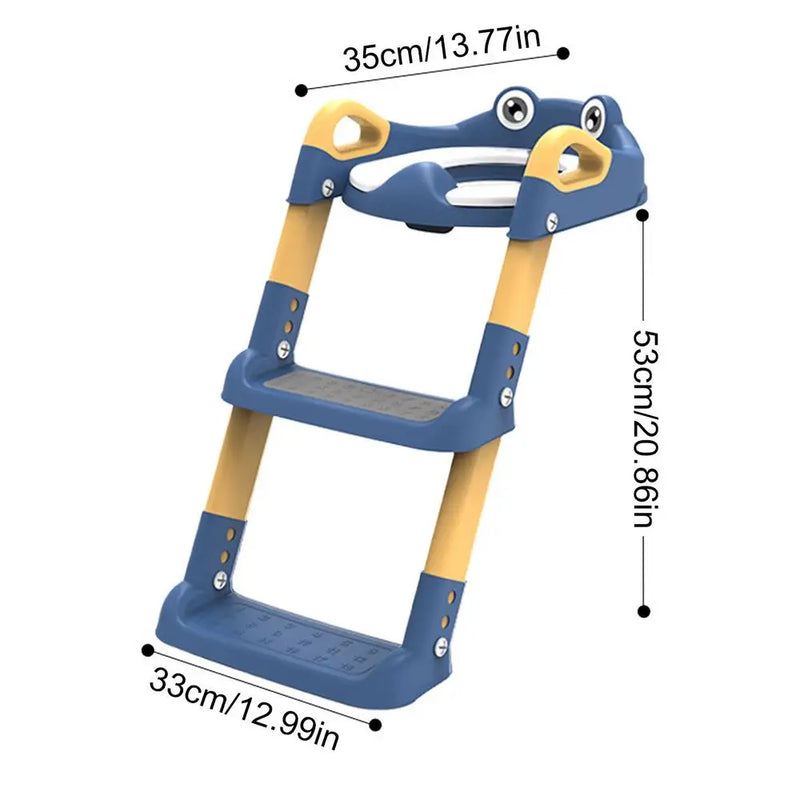 Stepped Children's Toilet Seat Multi-functional Foldable Foot Stool Baby Toilet Training Potty Ladder For Kids Boys Girls supply - PST PS Tradings