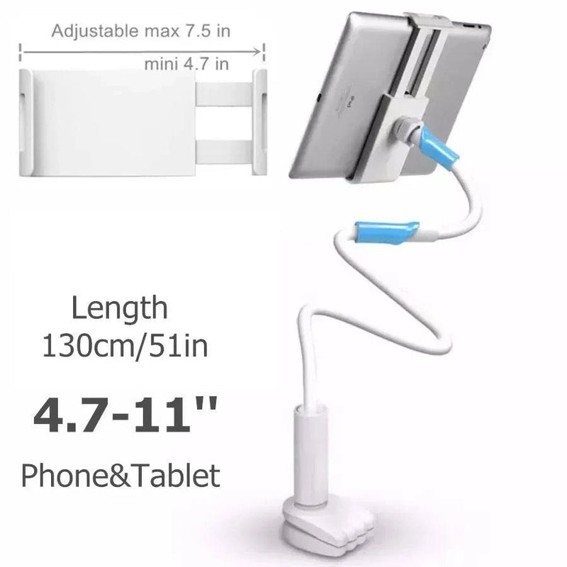 Flexible Long Arm Tablet Stand Holder for Bed Desk 5-11’’ Phone Tablet Support for Xiaomi Huawei Samsung Teclast IPad Tab Stand - Property & Safety Tradings