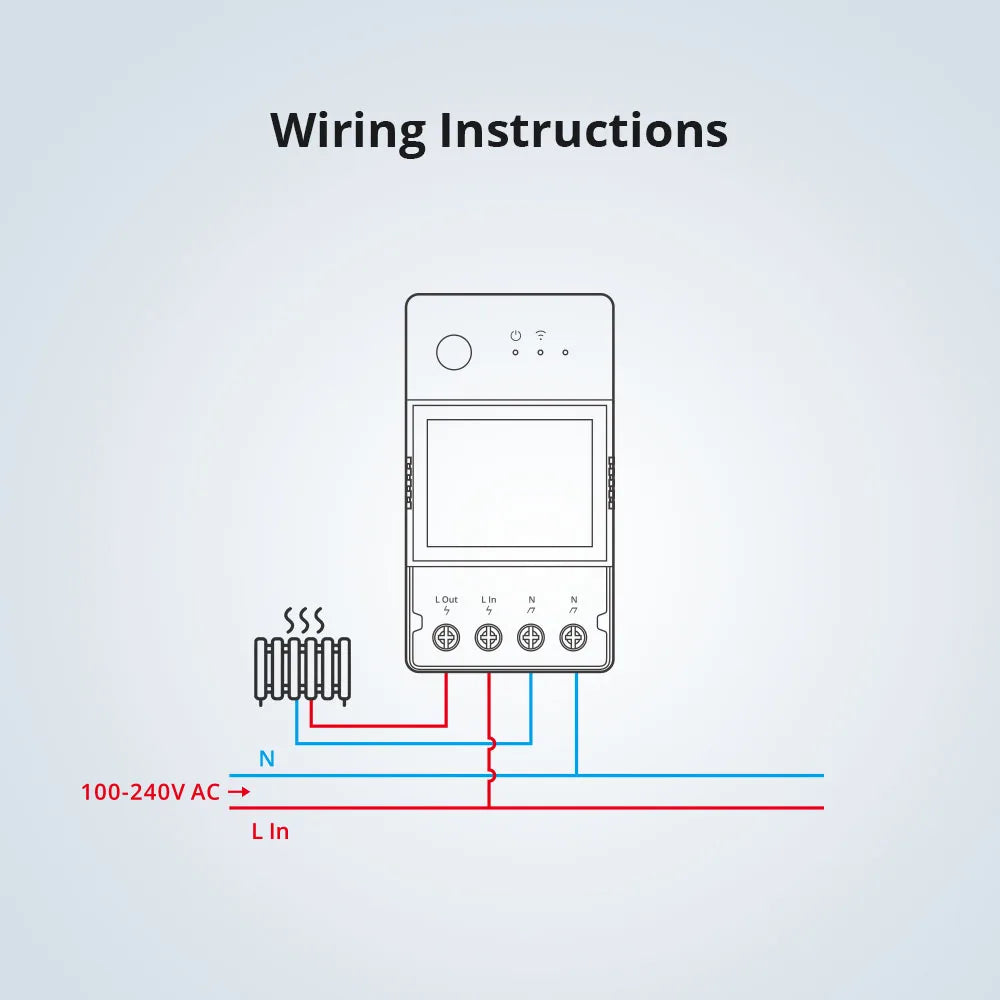 Sonoff Pow R3 16A /20A Wifi Smart Switch Höhere Genauigkeit Stromverbrauch Messen Monitor Strom Energie Verwendung Funktioniert mit Alexa