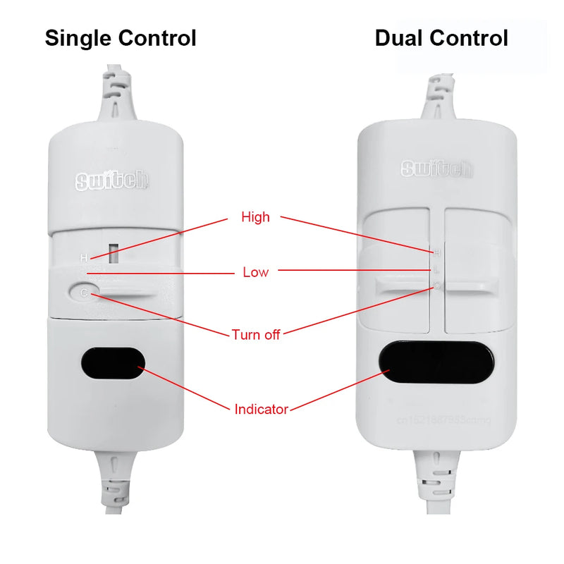 Electric Blanket 220V Electric Heating Blanket Heated Bed Electric Heating Pad for Bed Electric Heated Blanket Thermal Mattress - PST PS Tradings